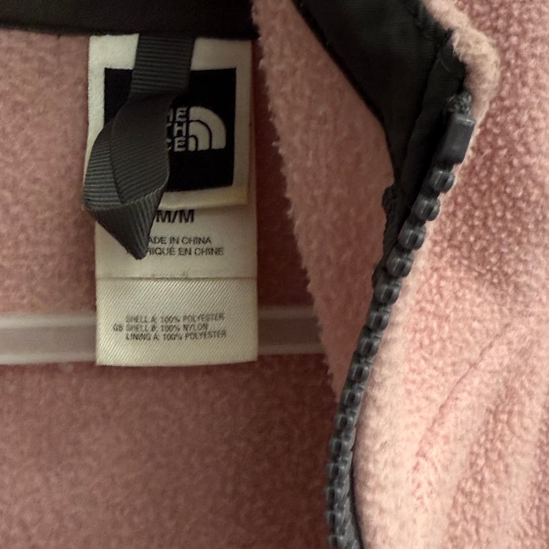 노스페이스 핑크색 후리스 집업 M 상품이미지2
