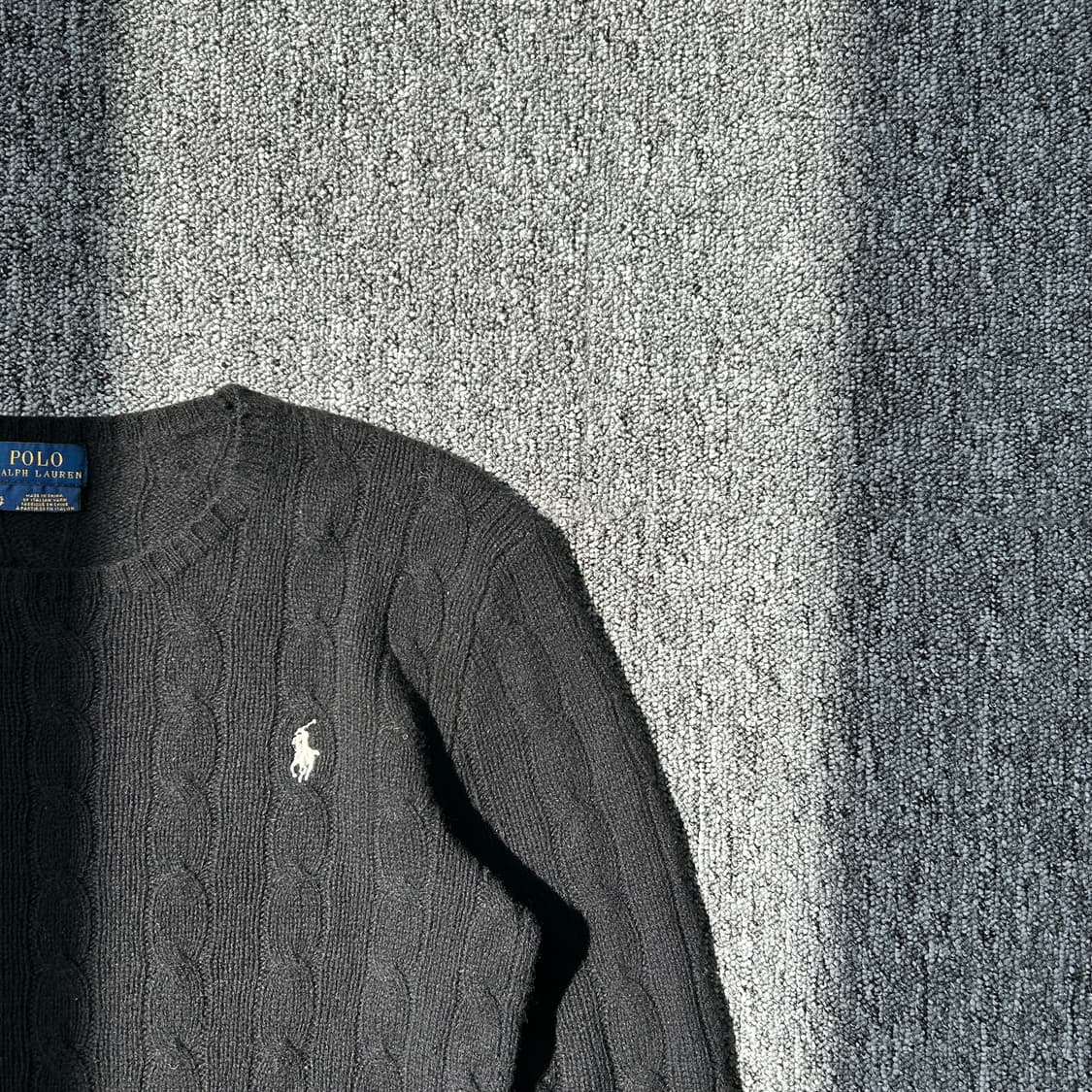 폴로 랄프로렌 울 캐시미어 케이블 니트  상품이미지2
