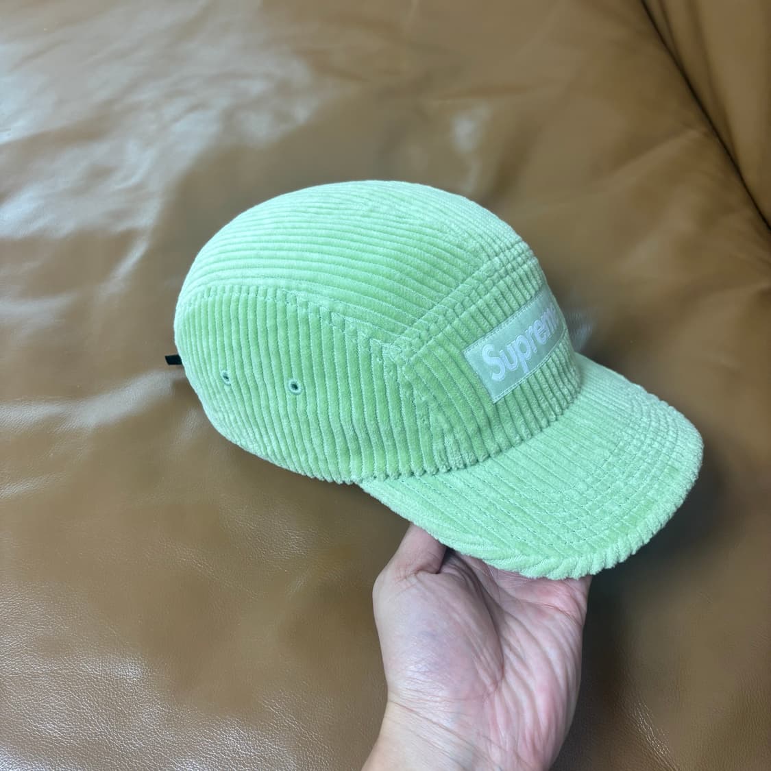 Supreme 슈프림 코듀로이 민트 캠프캡 모자 Corduroy Mint 상품이미지3