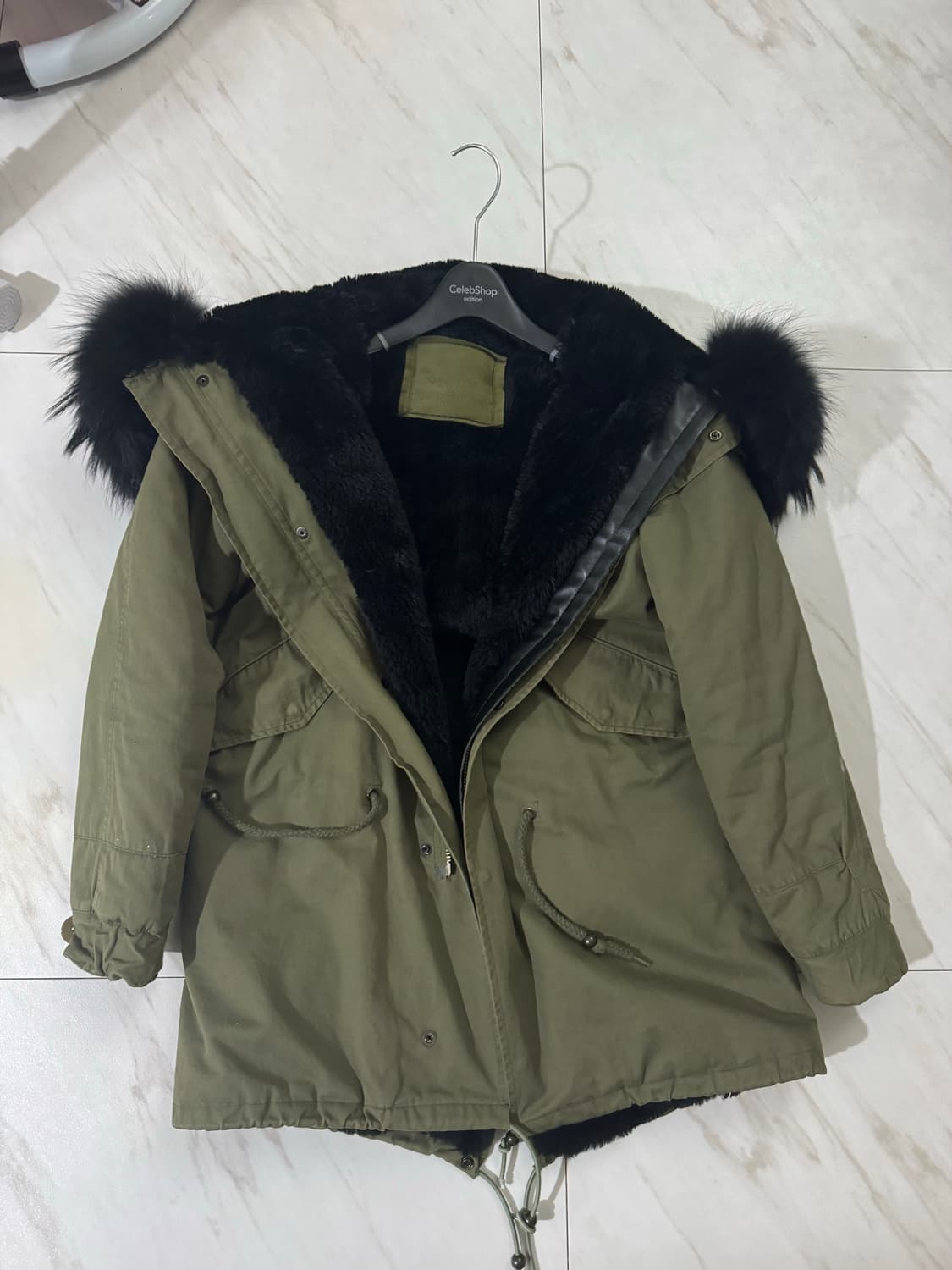 Mr&Mrs Italy 카키 야상 퍼 점퍼 상품이미지1