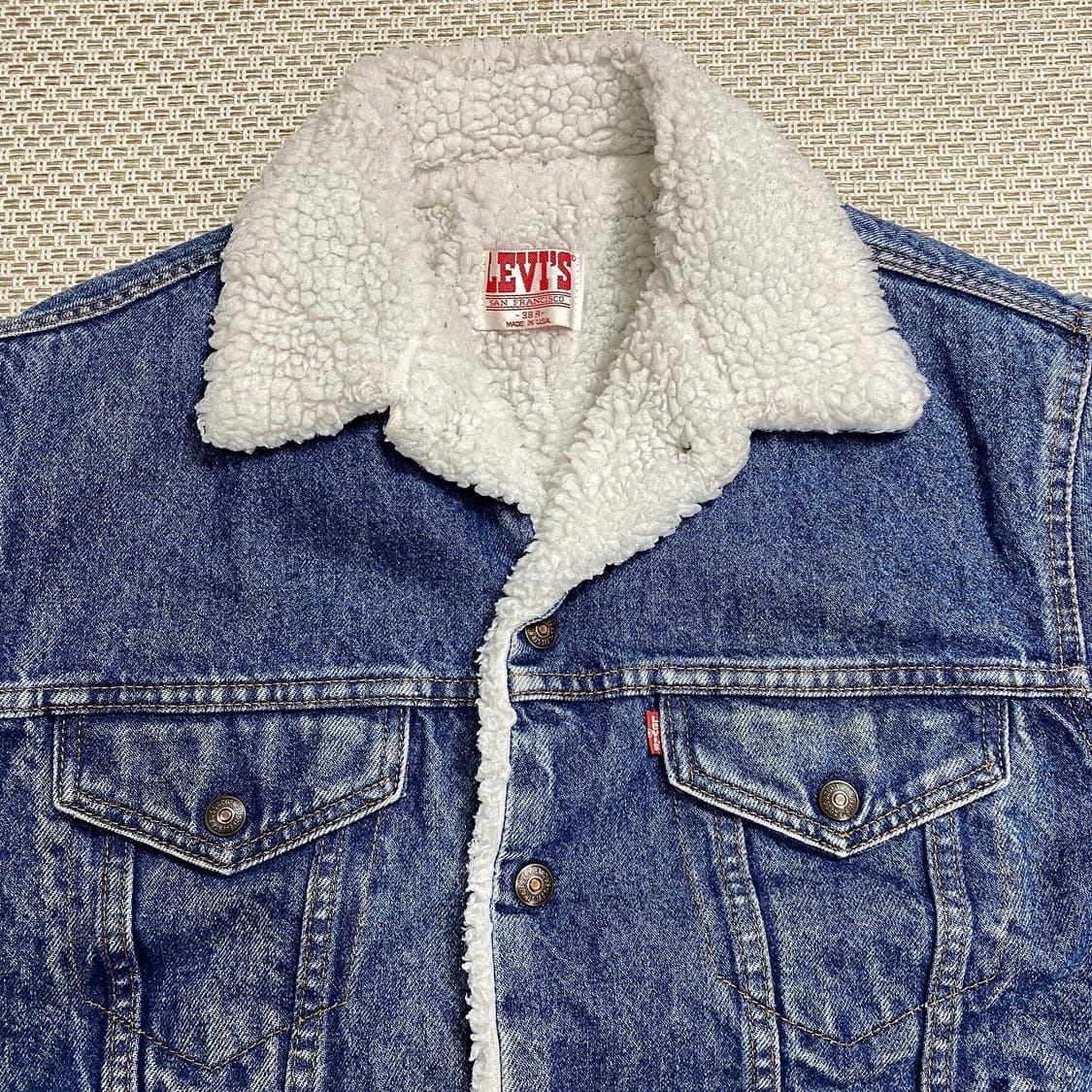 (95) 80’s 리바이스 데님 쉐르파 자켓 상품이미지4