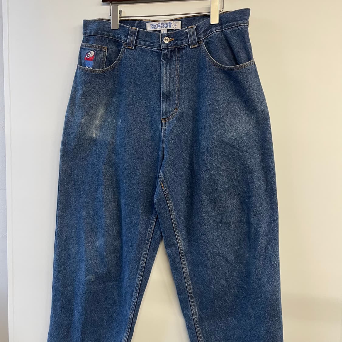 빅보이 폴라 스케이트 구형 데님 와이드 팬츠 상품이미지3