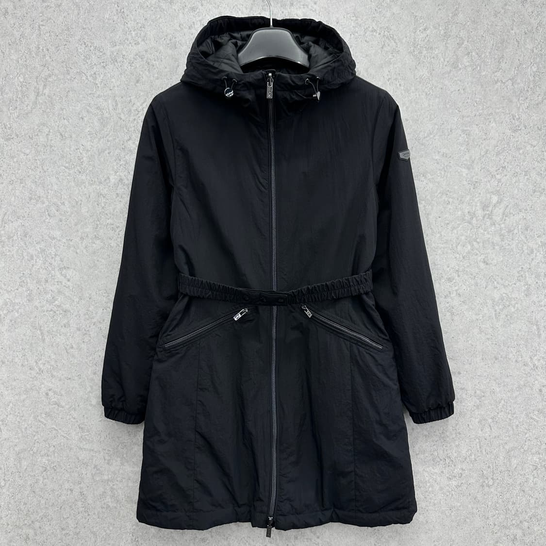 95 캘빈클라인 여자 양면 리버서블 누빔 하프 점퍼 상품이미지1