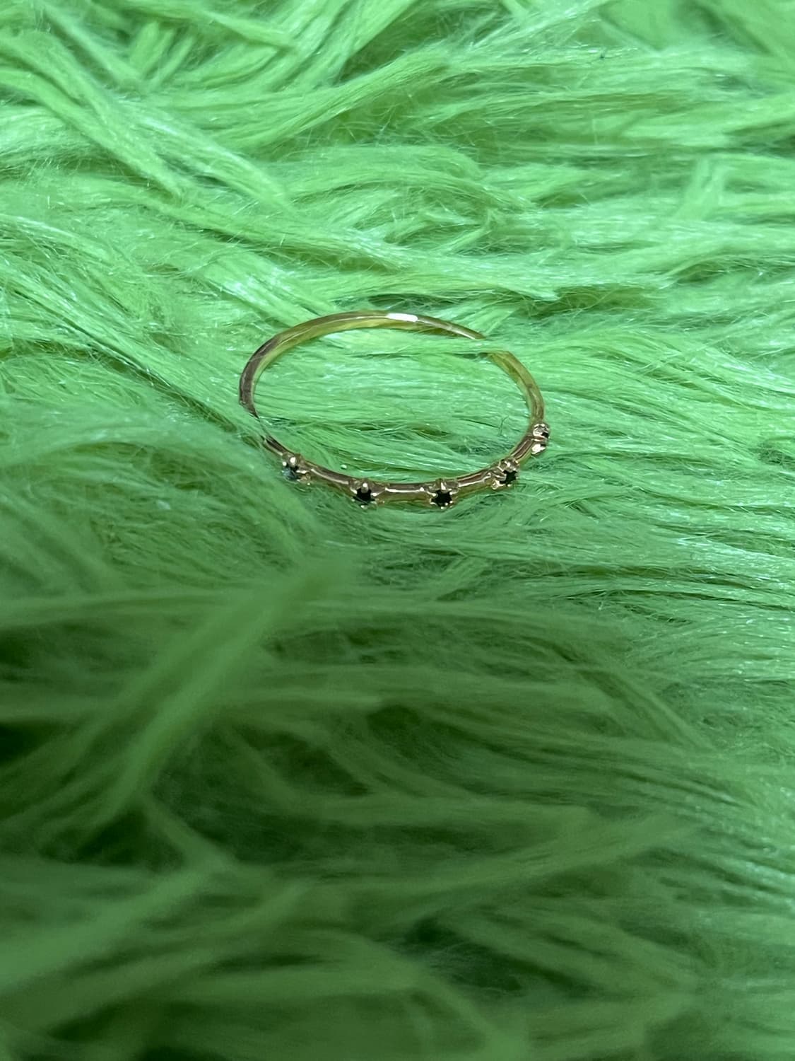 블랙 큐빅 반지 13호 상품이미지2