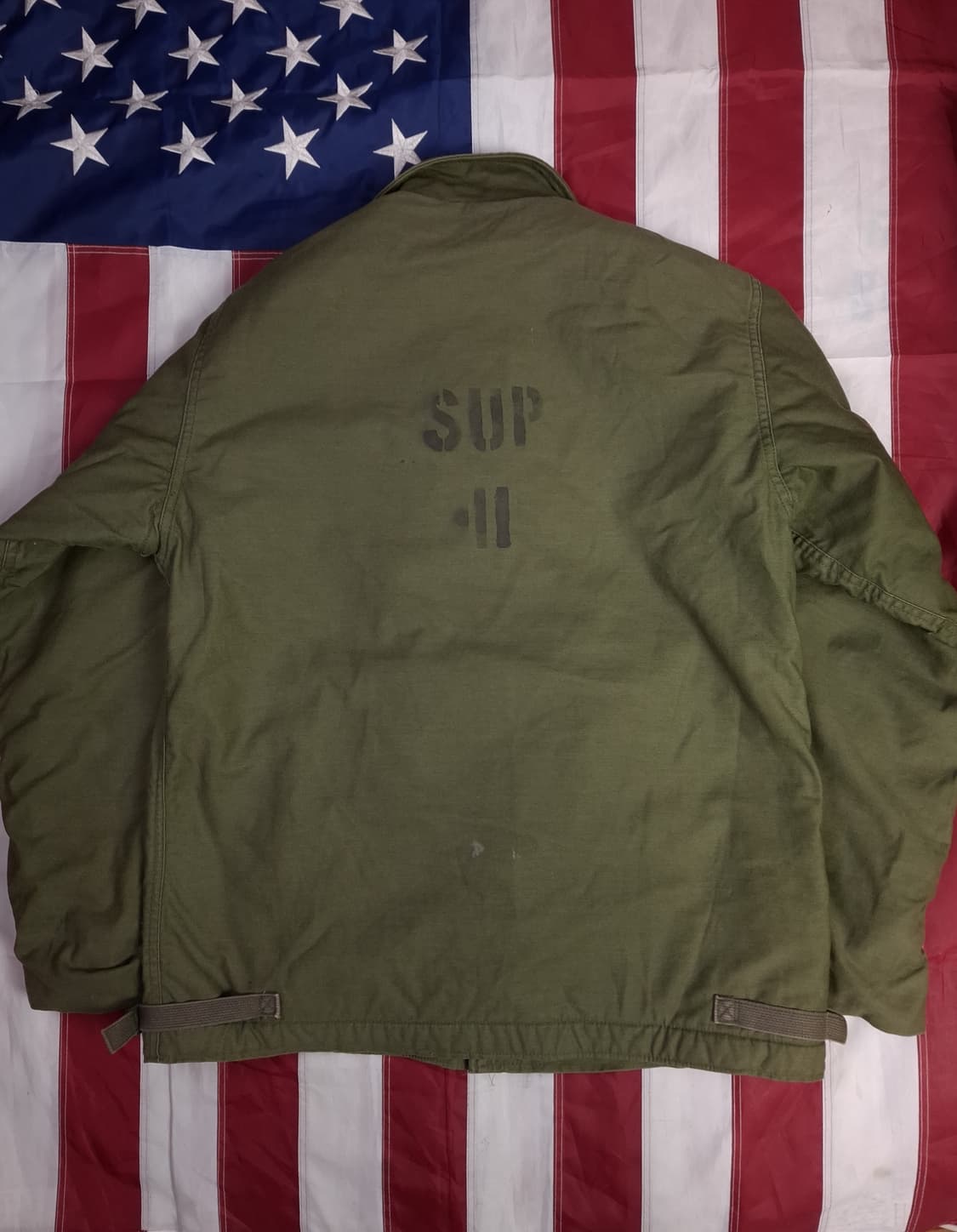 오리지날 미해군 지급용 A-2 덱자켓 상품이미지1