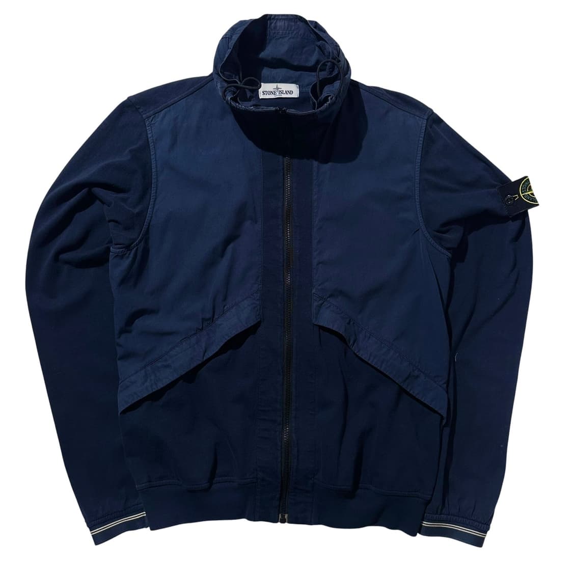 (매장판) 스톤아일랜드 사이드 로고 와펜 후드 자켓 상품이미지3