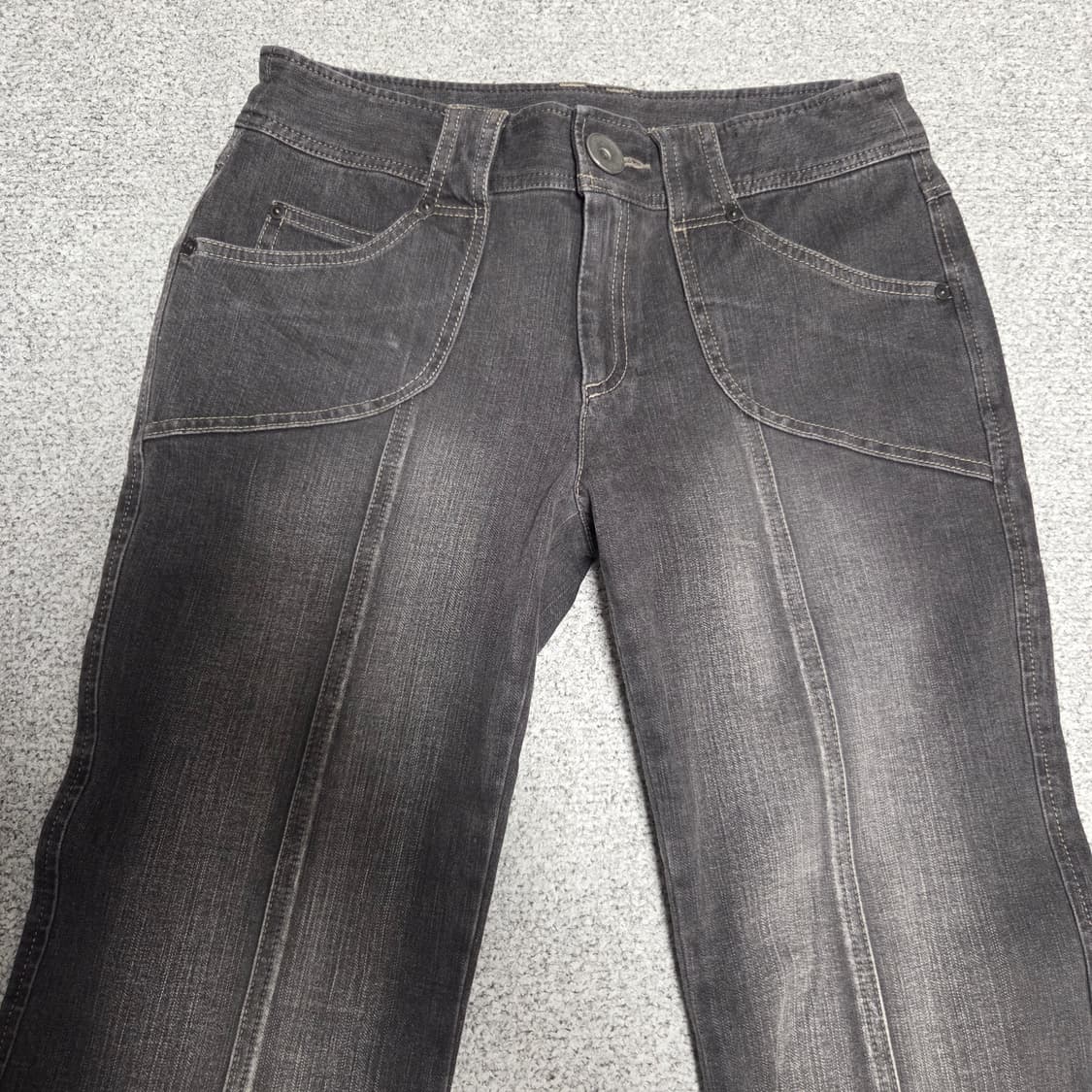 Una Parte 재팬 웨스턴 플레어 데님팬츠 27-28 상품이미지2