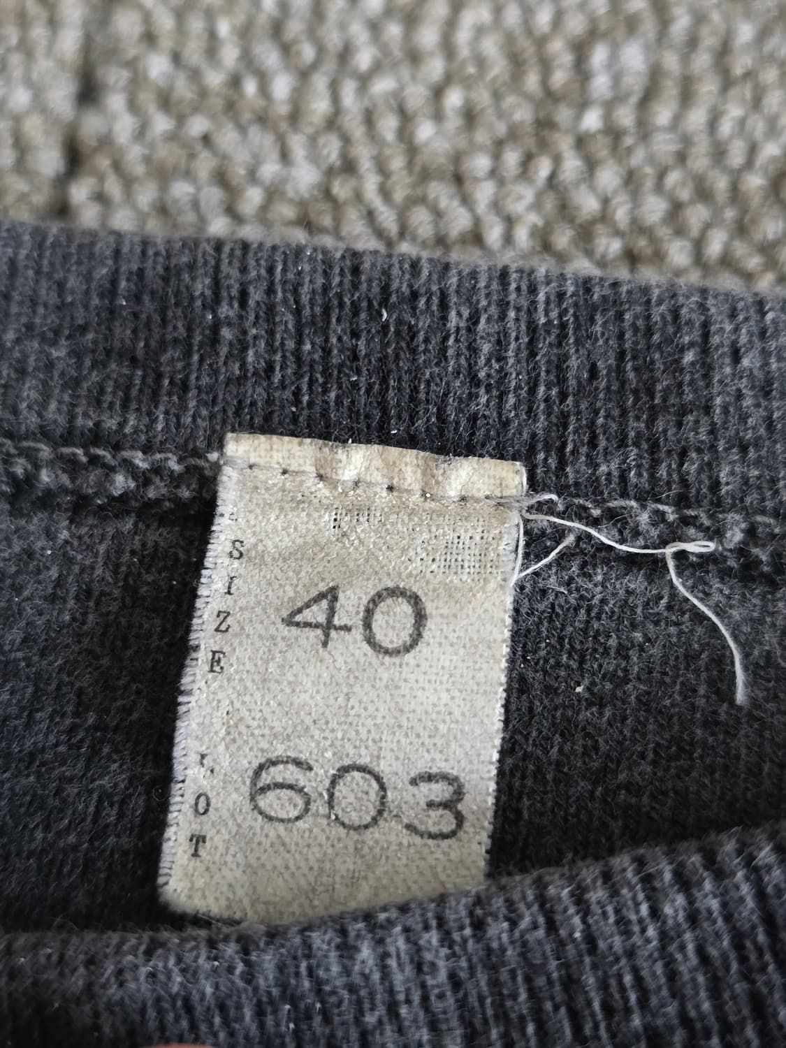 Taiga Takahashi T.T EX LOT.603 스웻 40 미사용 상품이미지7