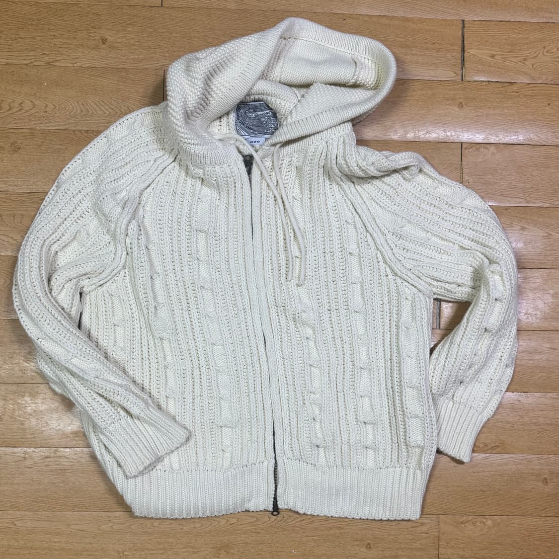 999휴버니티 엘박 니트집업 상품이미지2