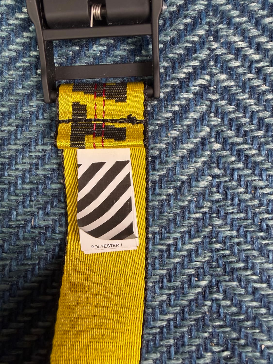 오프화이트 옐로우 인더스트리얼 벨트  상품이미지3