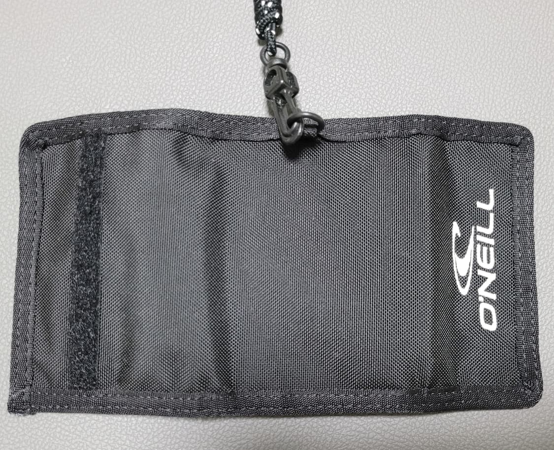 오닐(O'Neill) 목걸이 카드 코인 지갑 블랙 상품이미지5