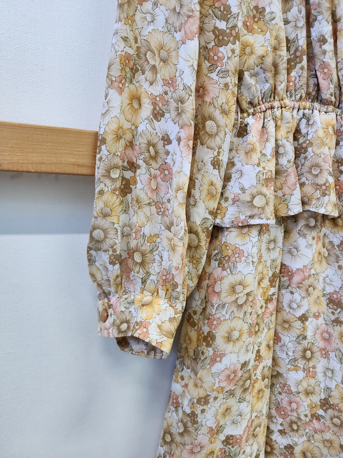 일본빈티지 플라워 패턴 원피스 상품이미지3