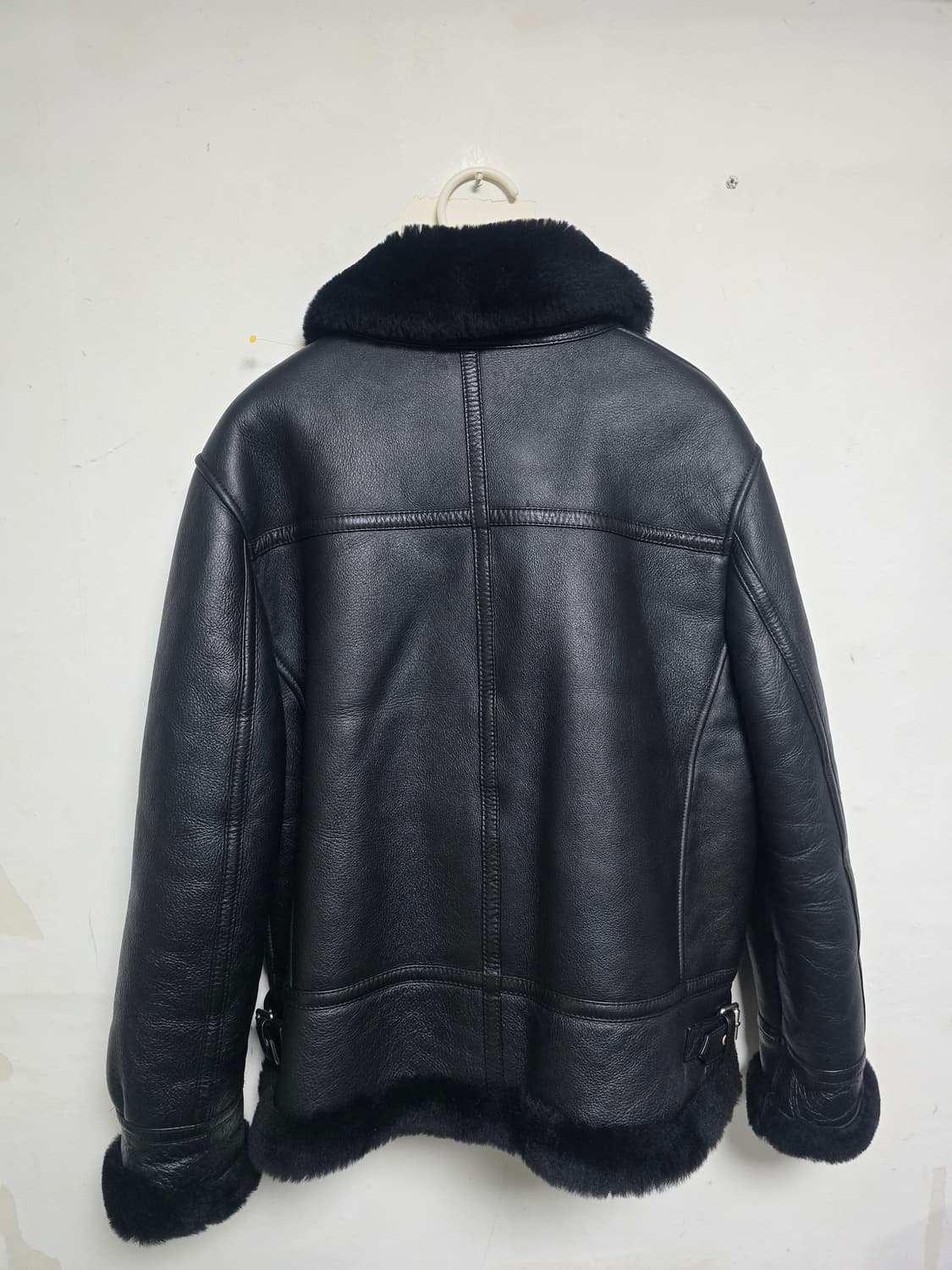 Sperone 블랙 리얼 양가죽 무스탕 자켓 66 (새상품)
 상품이미지2