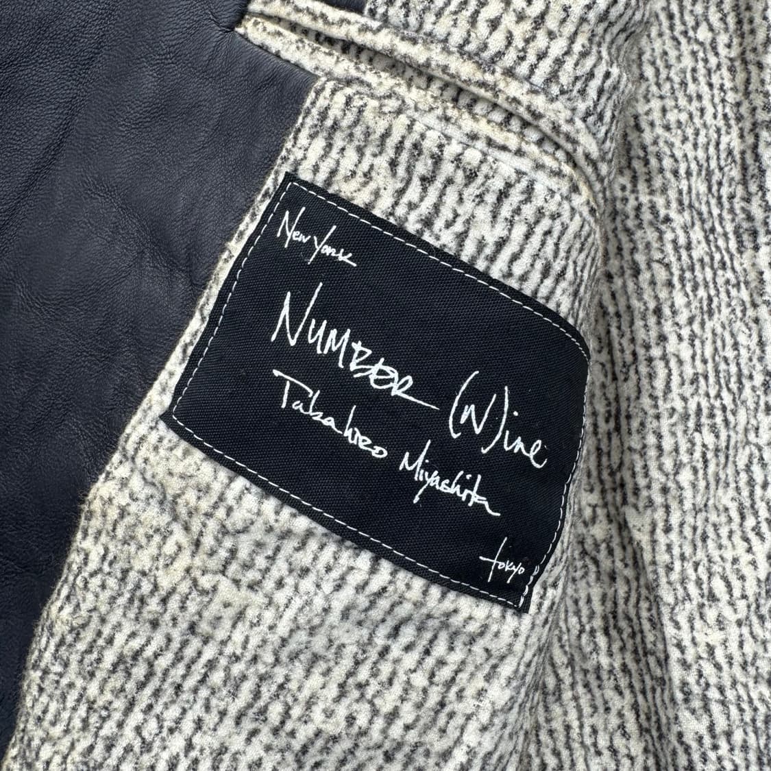 [M] 07aw Number Nine 넘버나인 웨스턴 레더 자켓 상품이미지8