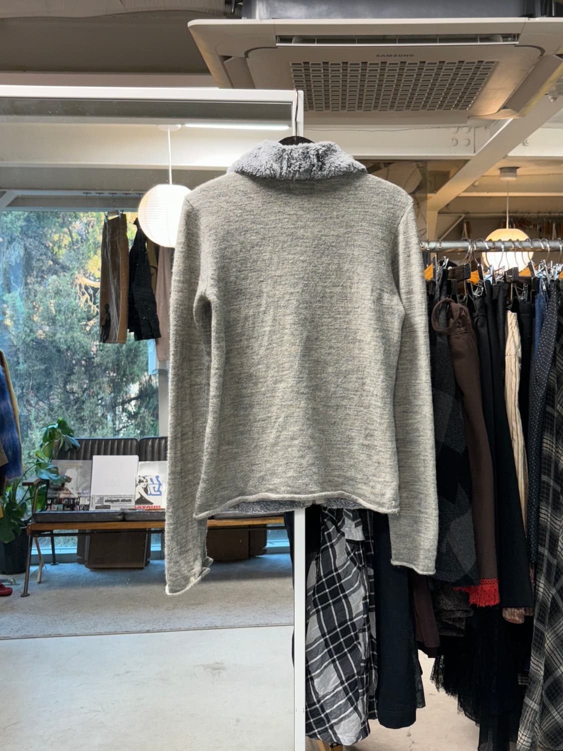 아츠로 타야마 퍼 가디건 상품이미지2