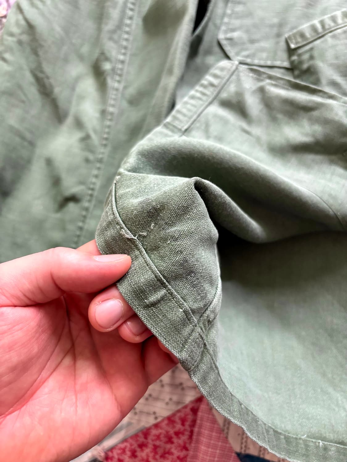 60's 미군 OG 107 퍼티그 셔츠 100~105 상품이미지6