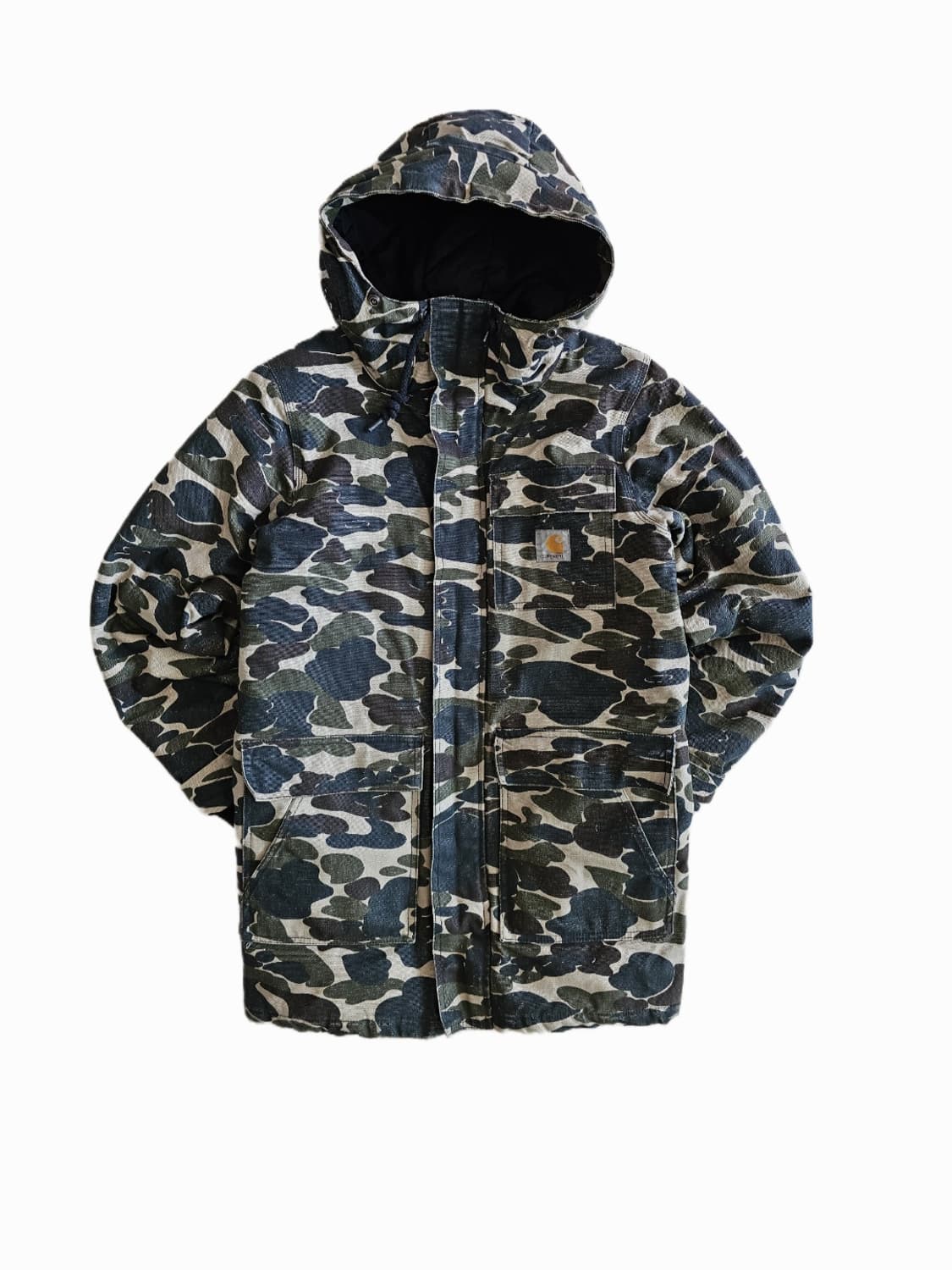 칼하트 시베리안 파카 카모 패딩 자켓 XS 상품이미지1