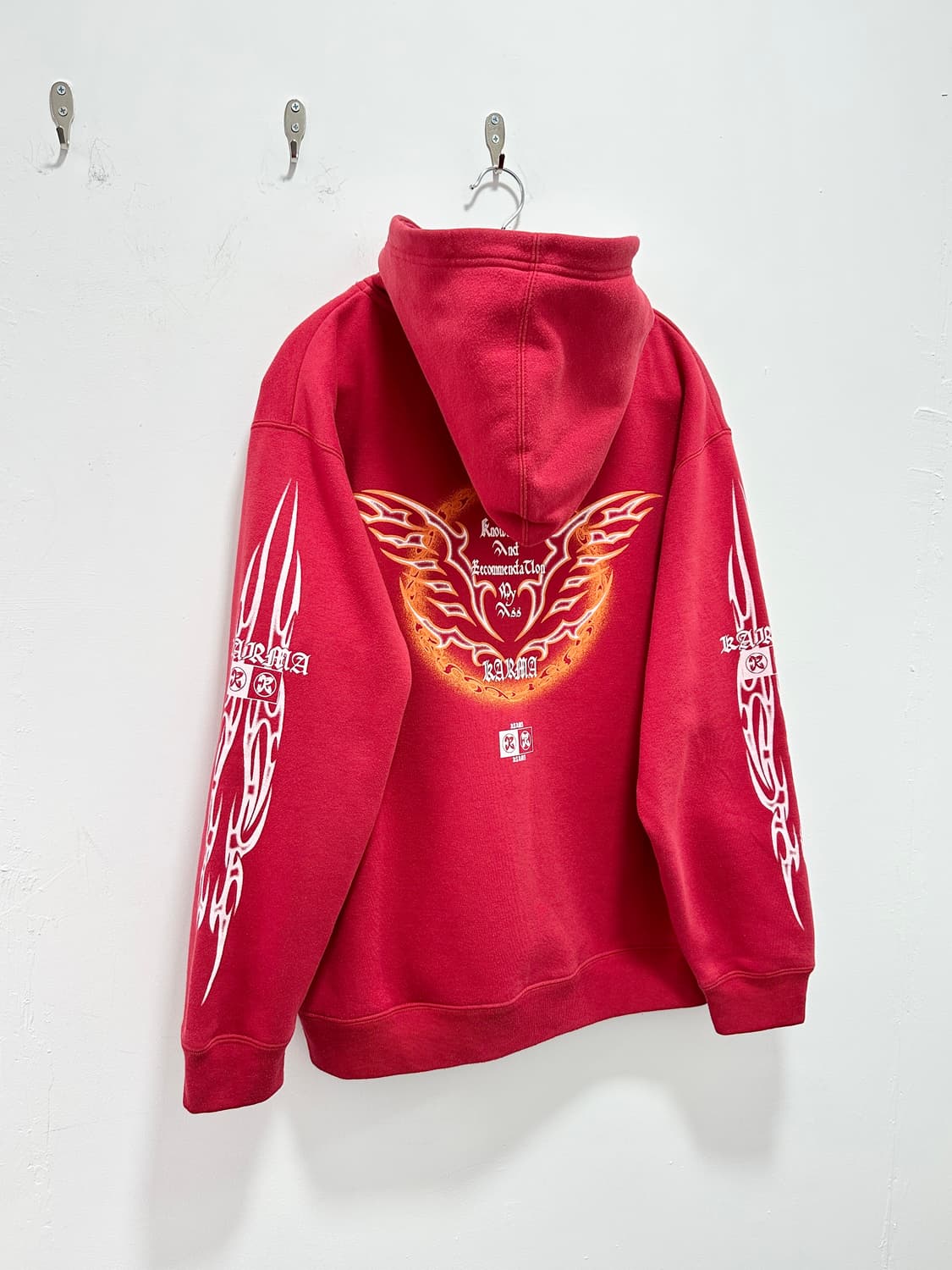 Karma gothic tribal cross hoodie 상품이미지2