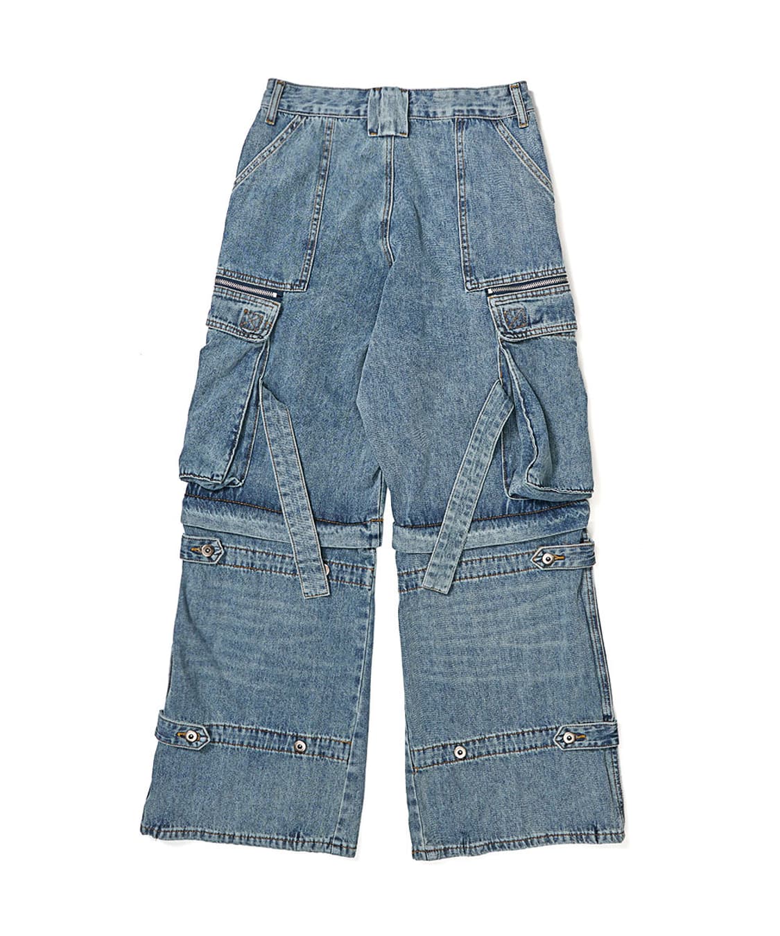 스키즘인듀싱 데님 빅카고 팬츠 상품이미지3