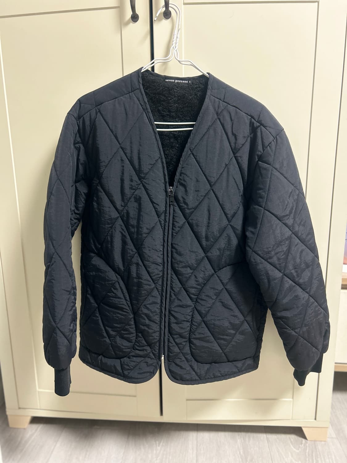 양털안감 누빔패딩 남성 S 상품이미지1