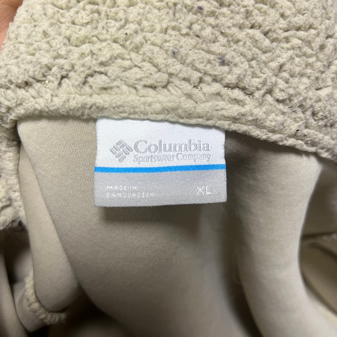 콜롬비아 후리스 베이지 남(XL) 상품이미지7