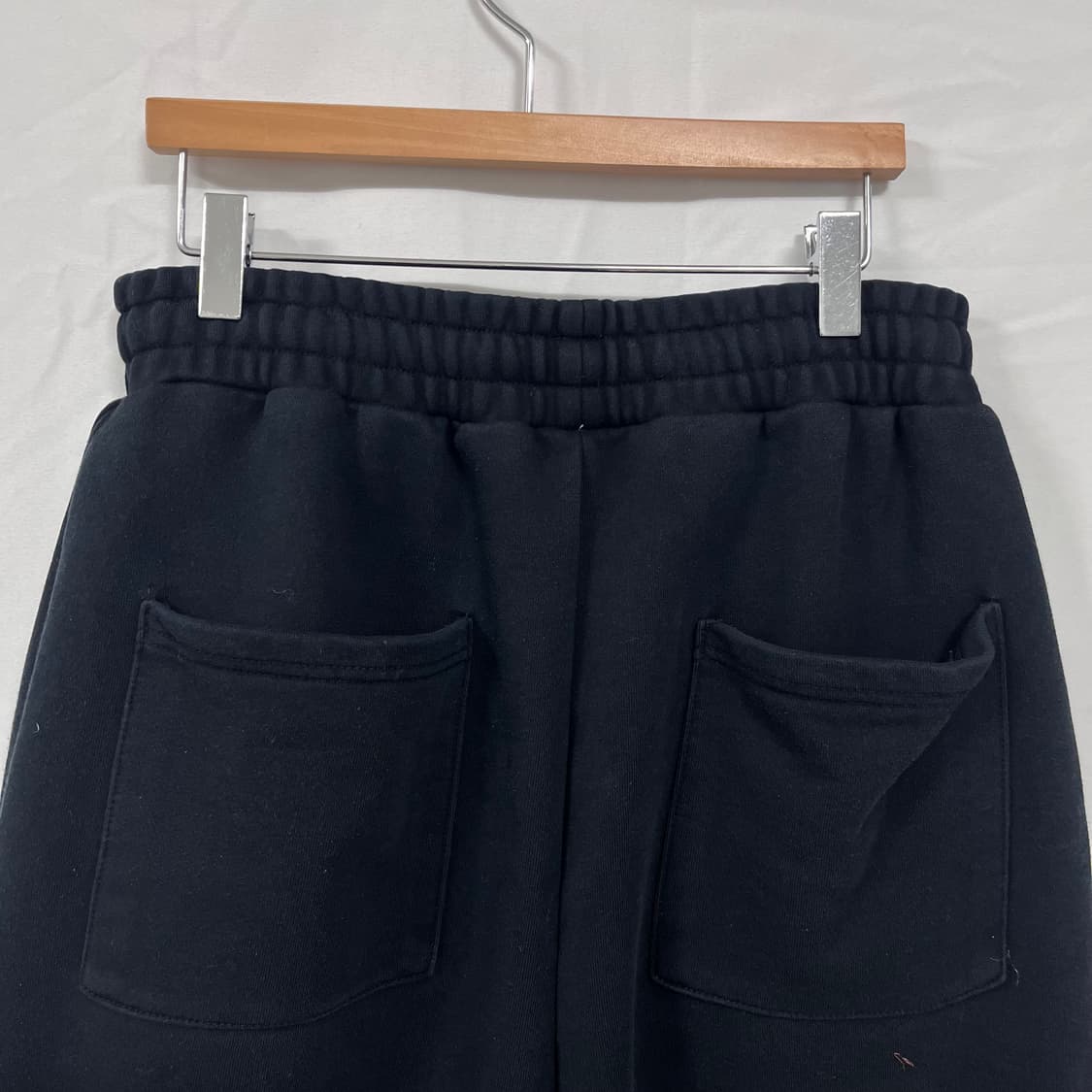 어반드레스(AVANDREE) 스냅 와이드 밴딩 스웻 팬츠 상품이미지4