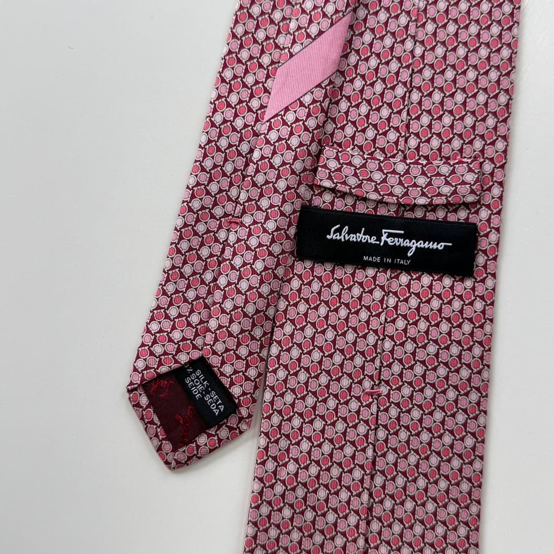 신형 페레가모(Ferragamo) 명품 정품 모노그램 넥타이 8.1cm 상품이미지6