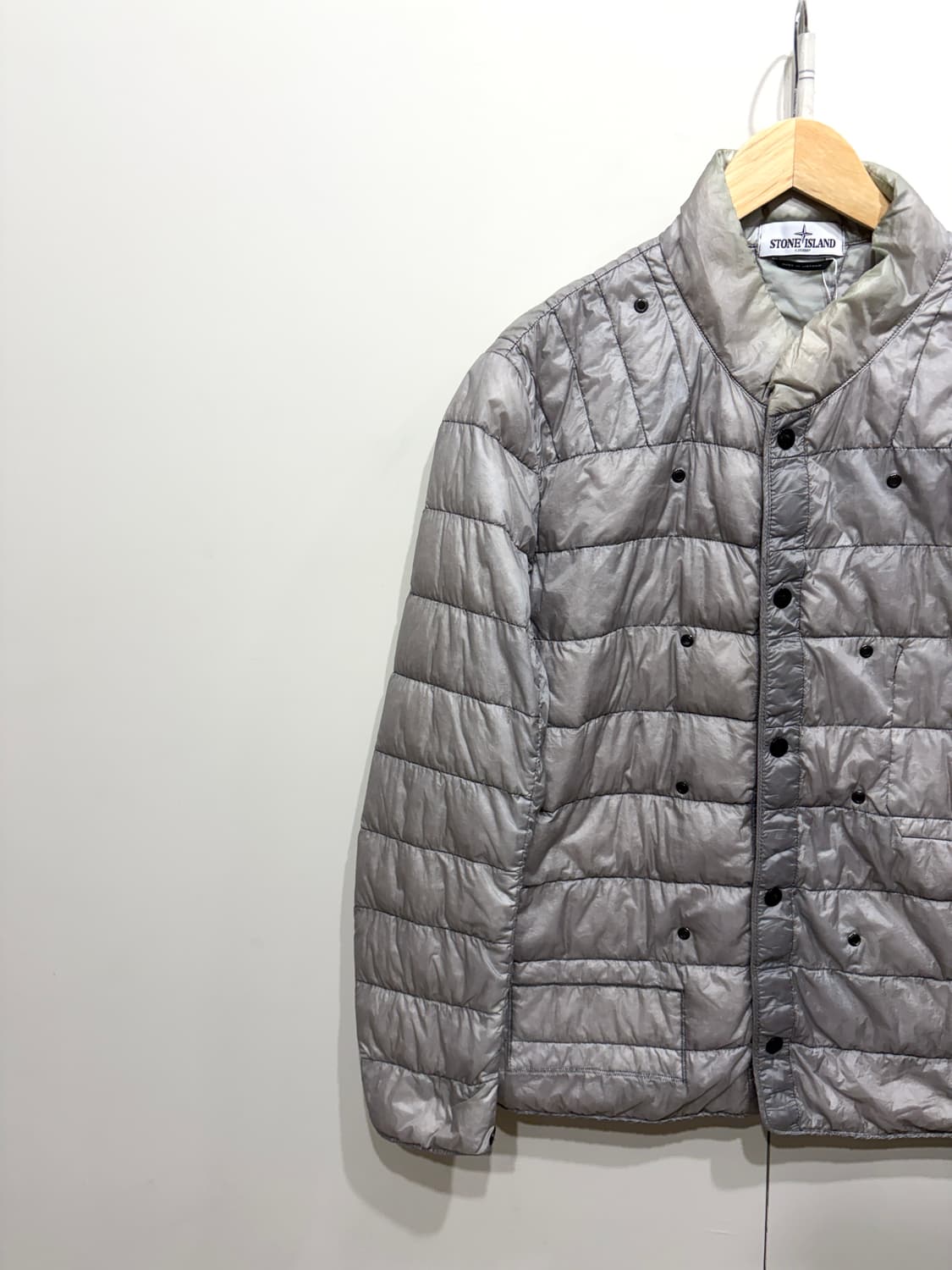 스톤아일랜드 가먼트 다잉 다운 재킷 상품이미지3
