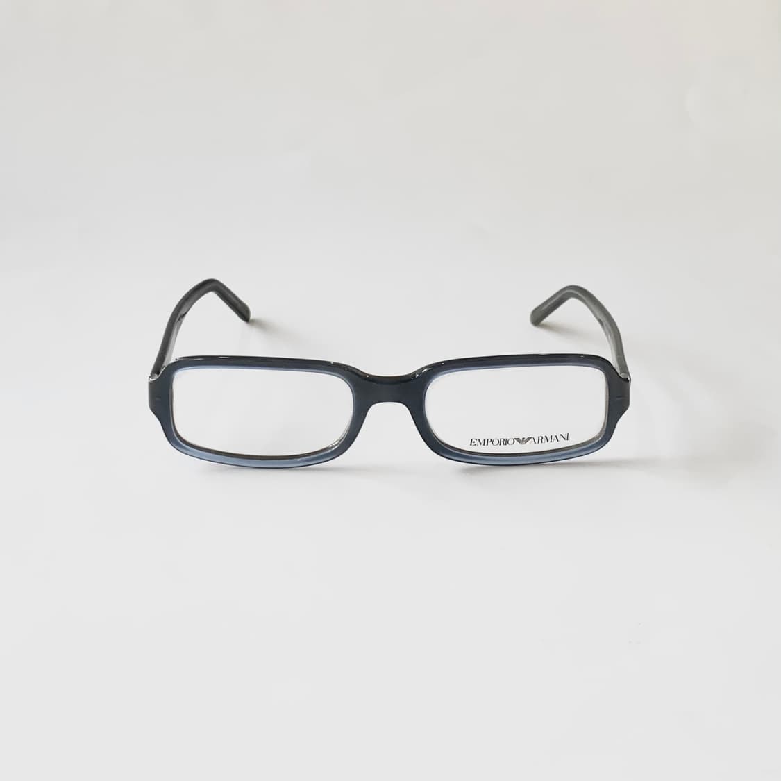 853 데드스탁 빈티지 엠포리오 아르마니 뿔테 블루 슬림 사각 남녀공용  상품이미지1