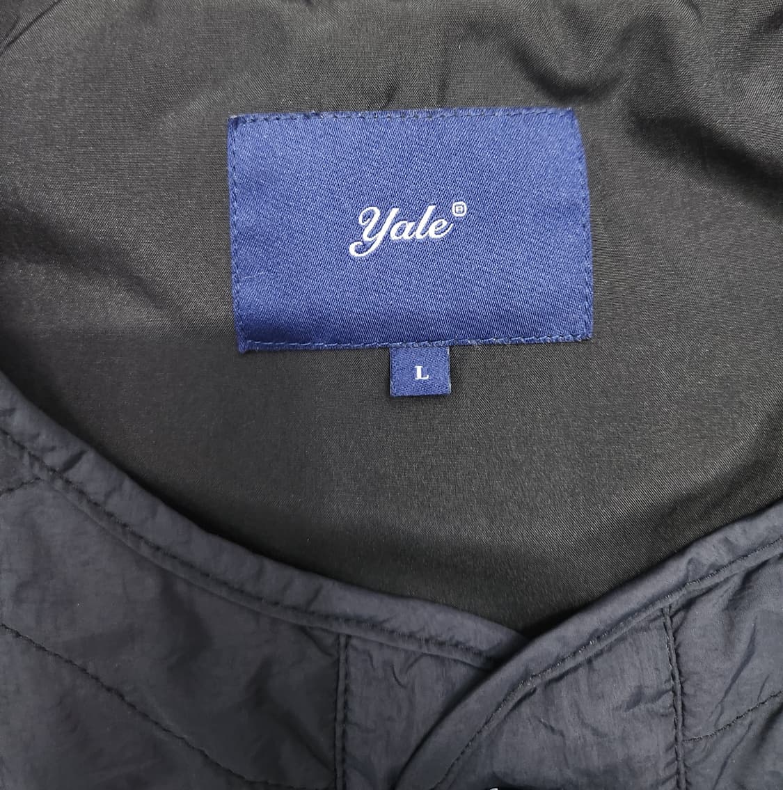 Yale 예일 웜업 퀼팅 패딩 자켓 블랙 L 상품이미지2