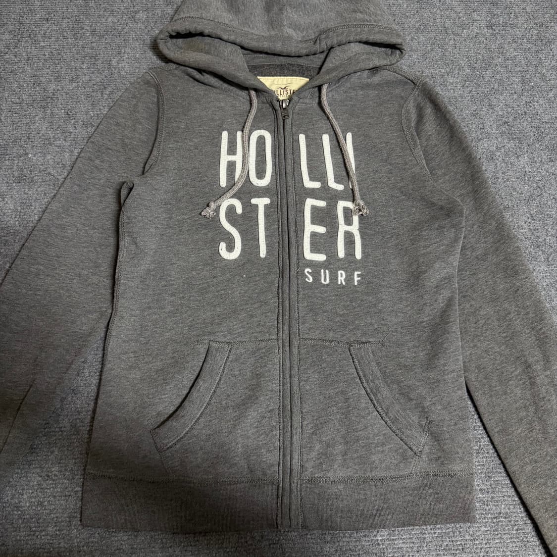 홀리스터 그레이 후드집업 s 상품이미지2