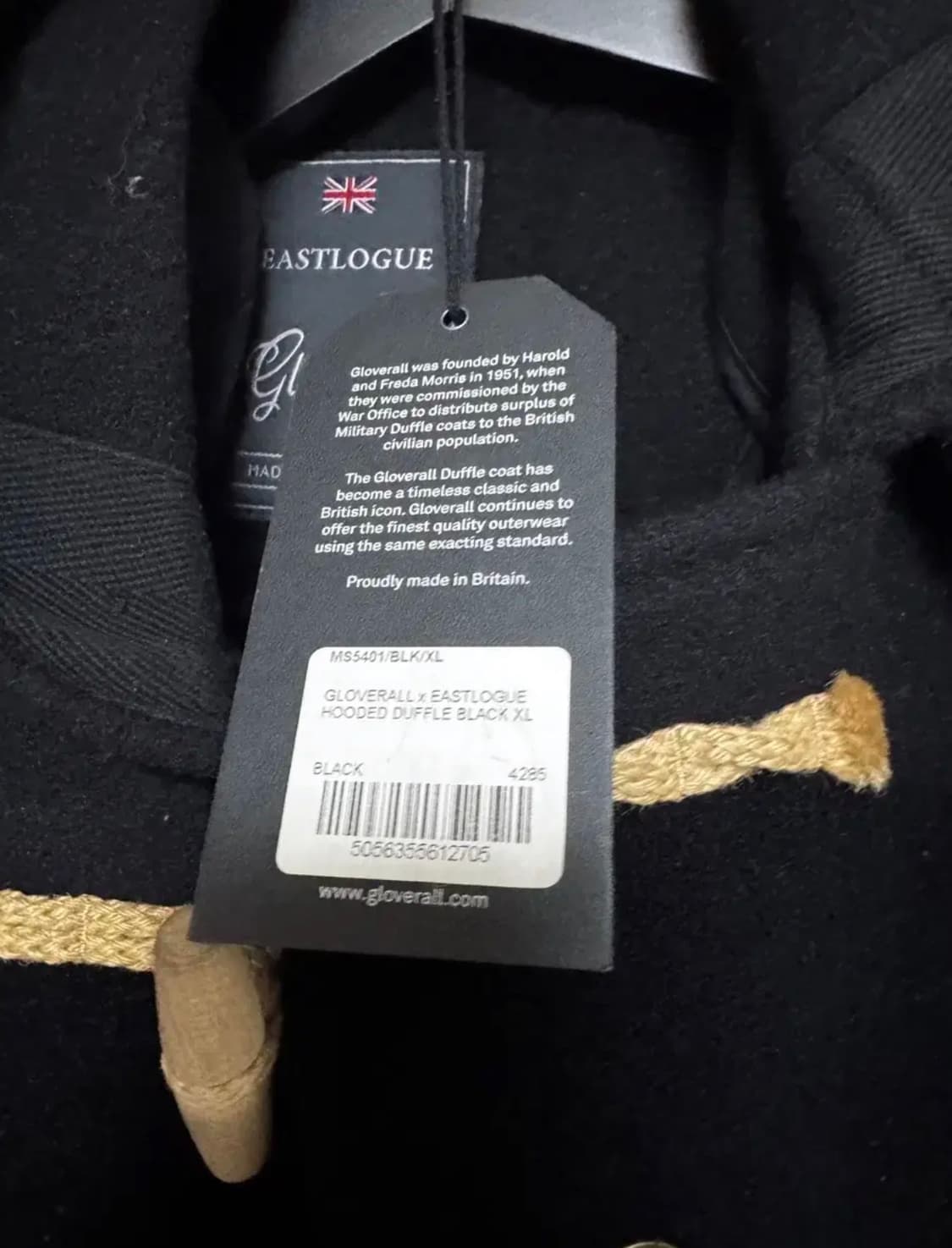 글로버올 이스트로그 몬티 블랙 XL 상품이미지3