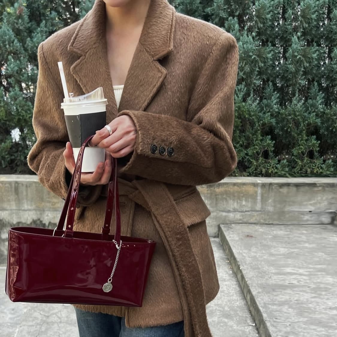 위드니노(WITH NINO) 클래시 울자켓 프리사이즈 새상품 상품이미지1