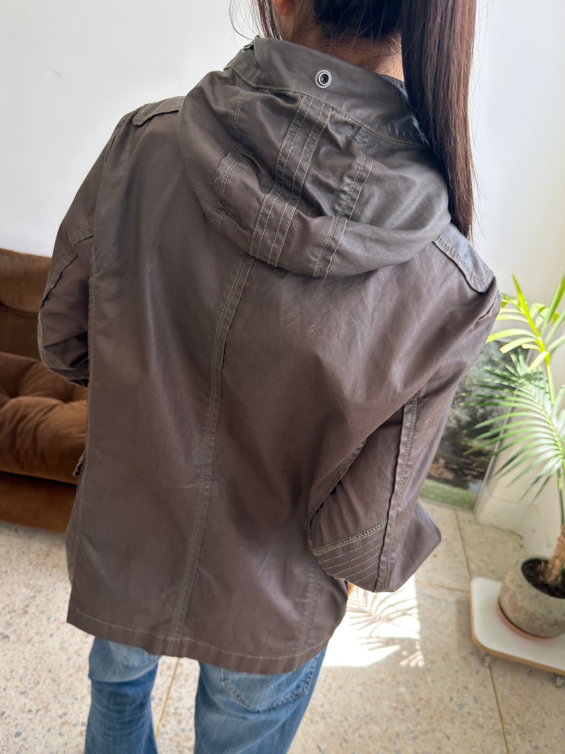 DIESEL 왁스 후디 헌팅 필드자켓 상품이미지3