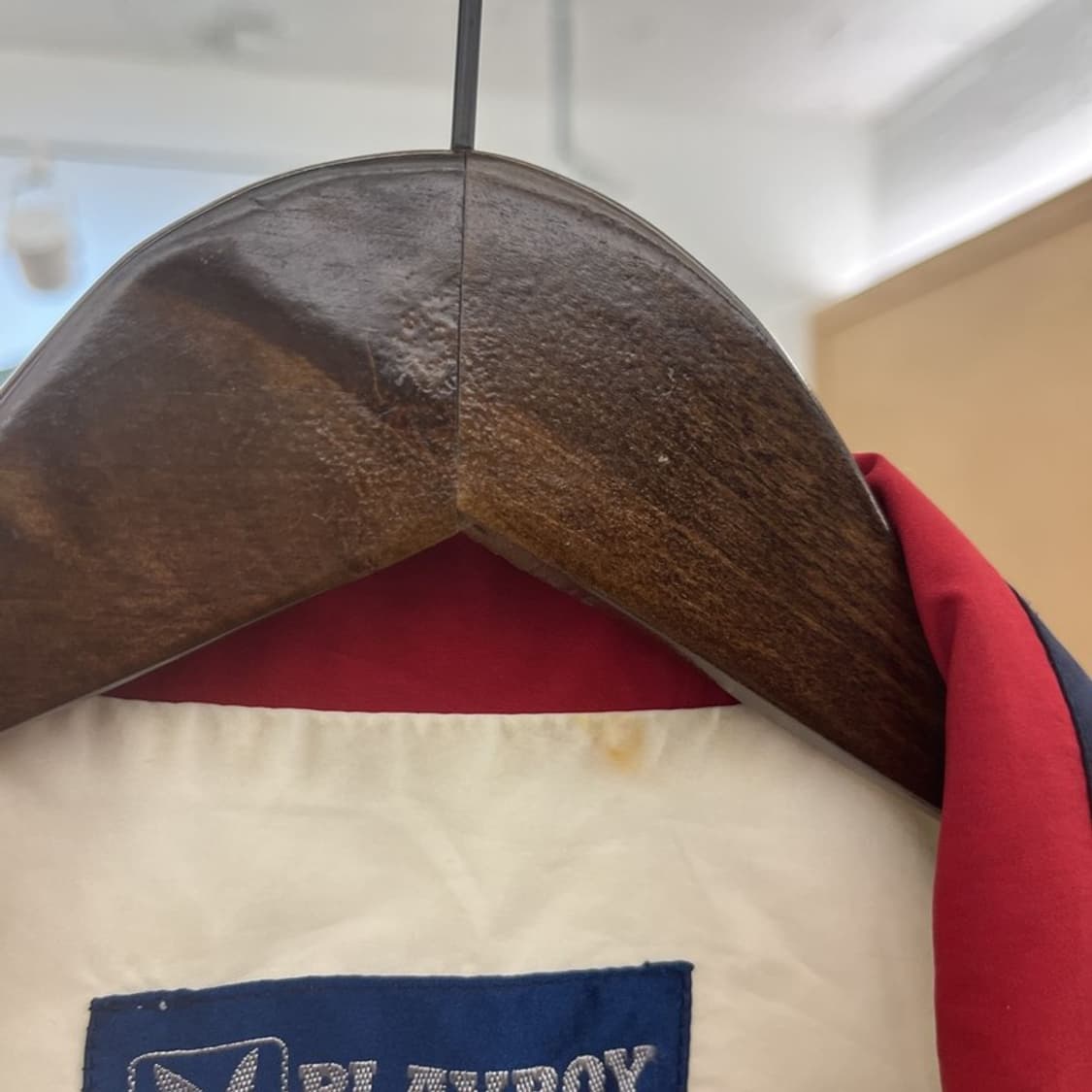 플레이보이 레트로 컨트리 빈티지 배색 바람막이 자켓 M C10142 상품이미지8