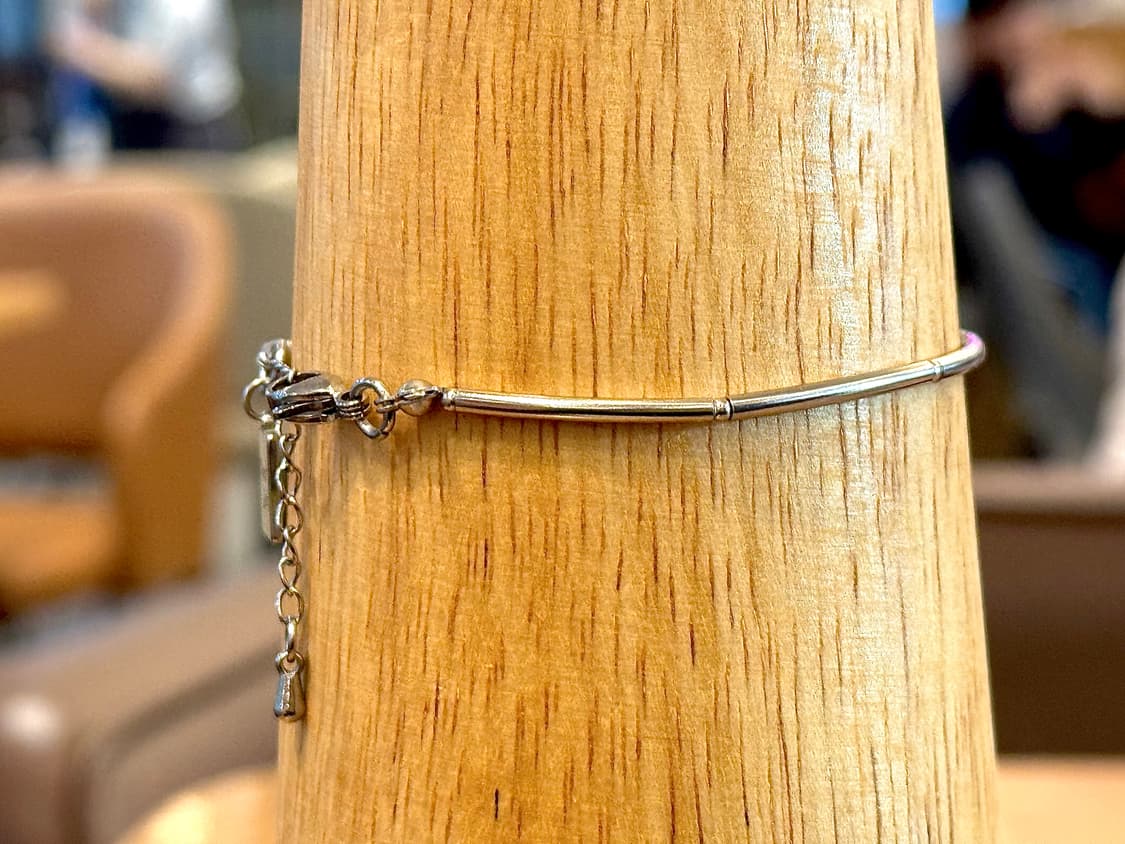 (핸드메이드) 행운 펜던트 써지컬스틸 레이어드 팔찌 상품이미지3