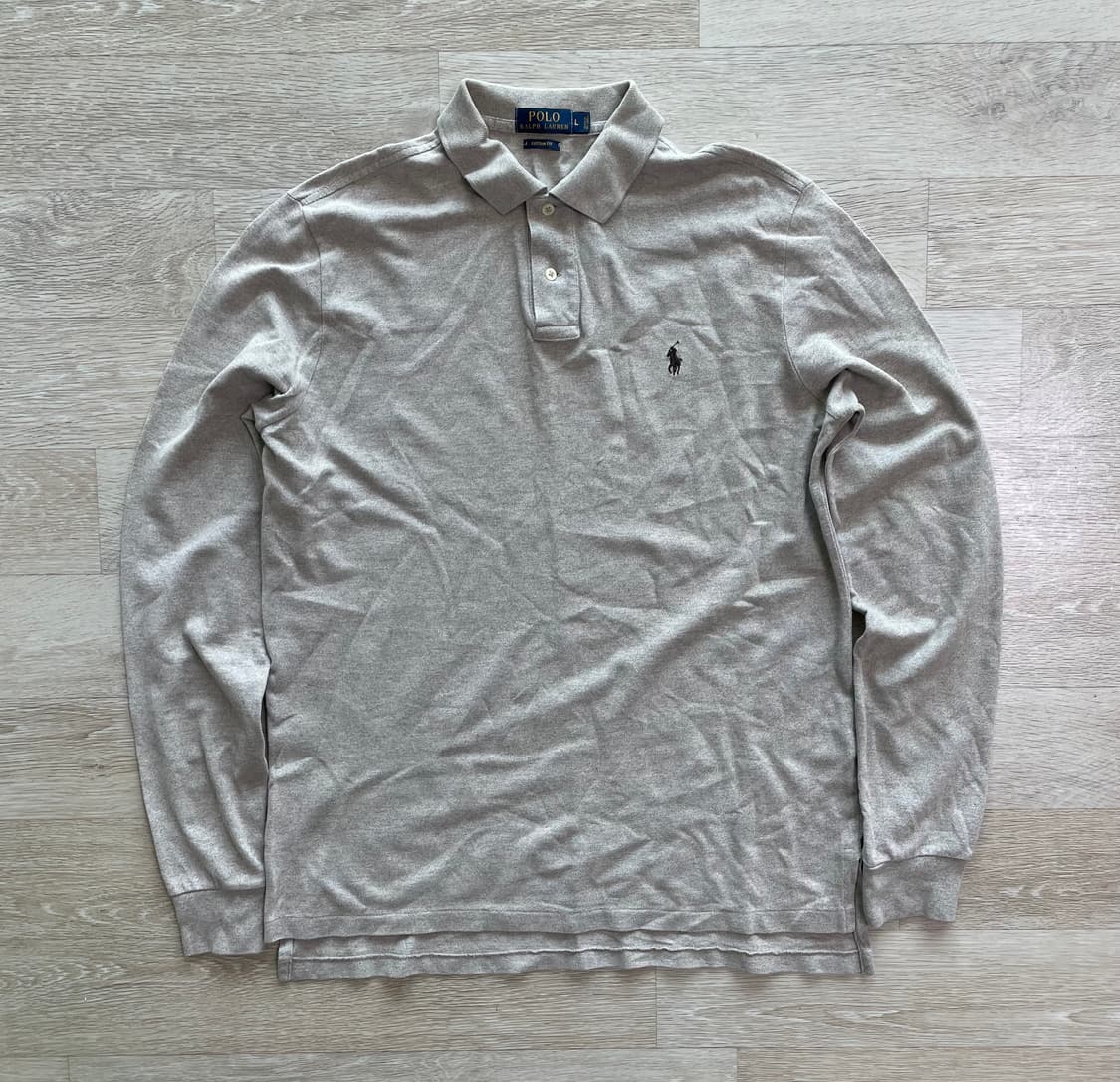 폴로 랄프로렌 pk롱슬리브 베이지 L 상품이미지1