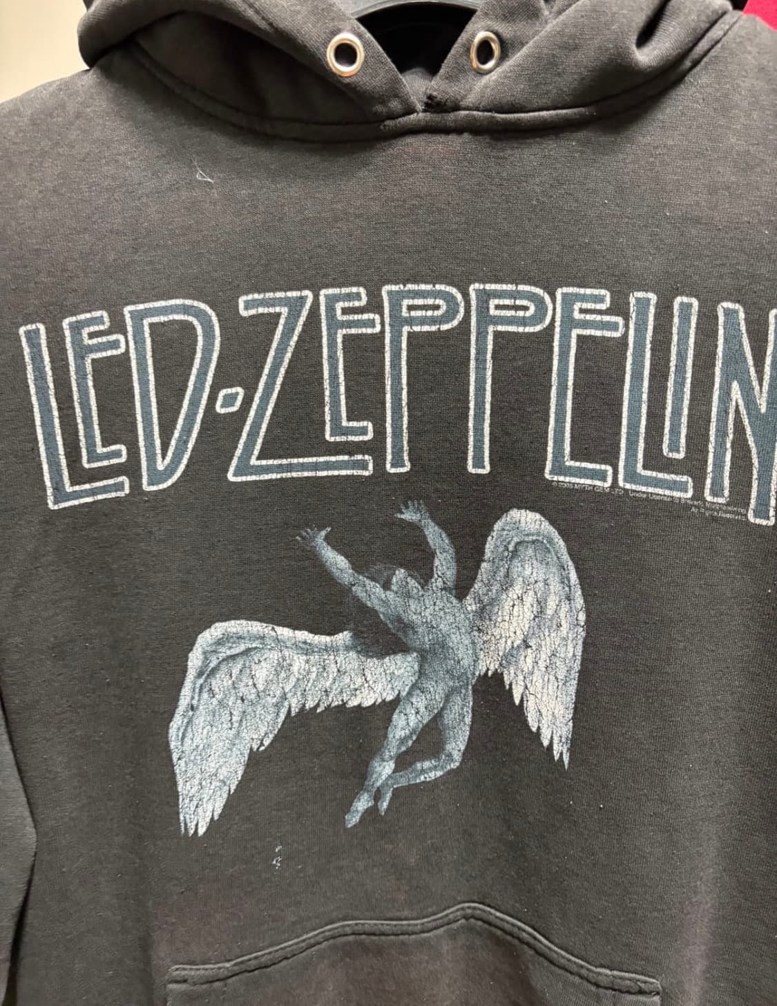 레드 제플린 페이딩 후드 XL 상품이미지2