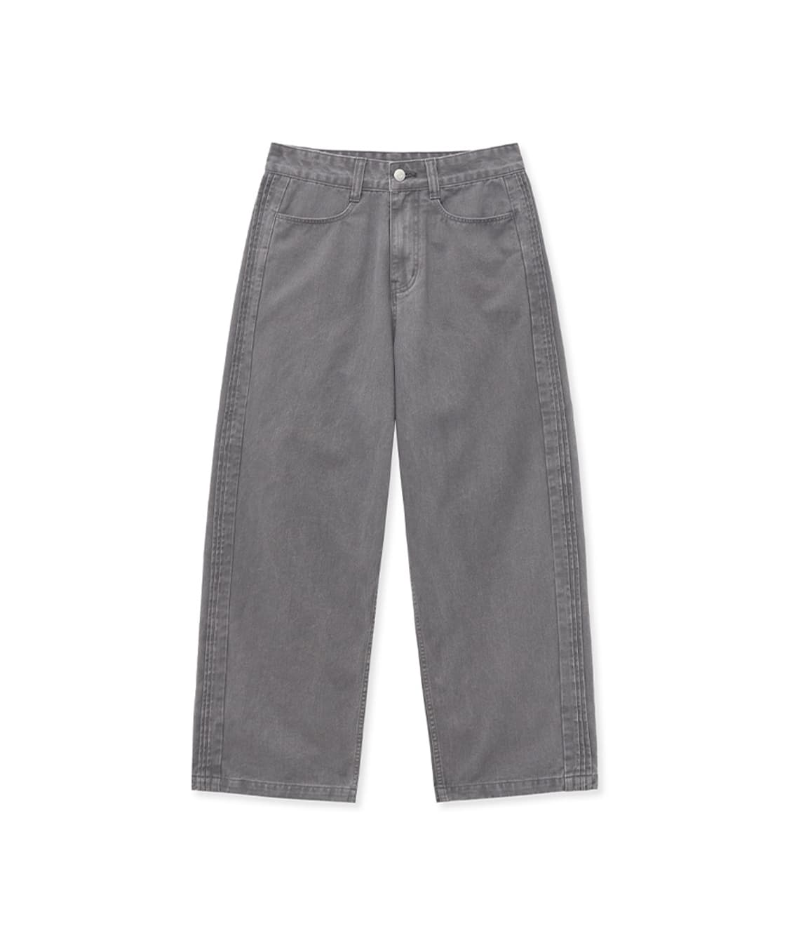 (새상품) 노운 - [25S/S] wide pintuck denim pa 상품이미지2