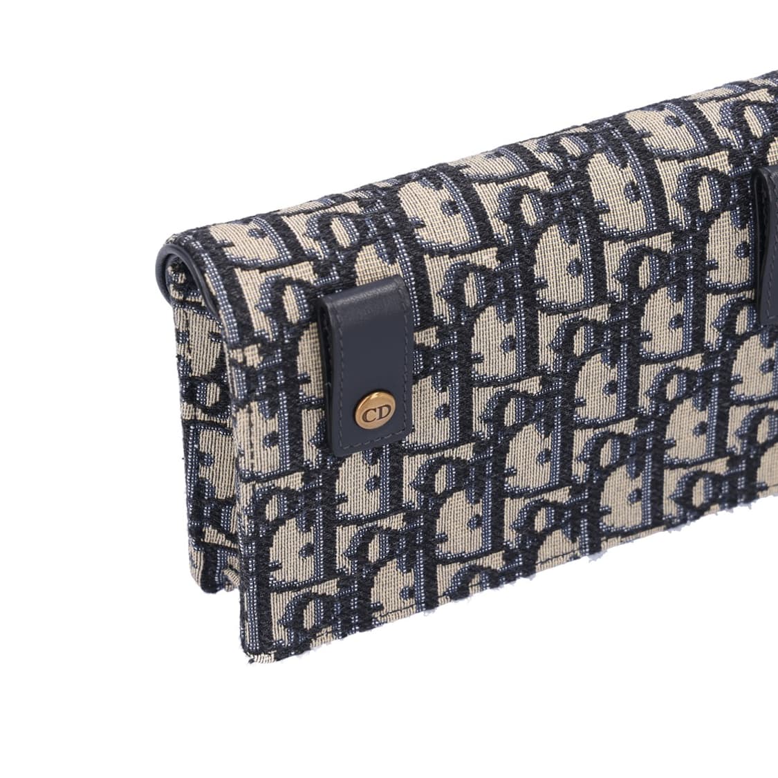 디올 S5619CTZQ 새들 벨트 파우치 블루 디올 오블리크 자카드 상품이미지2