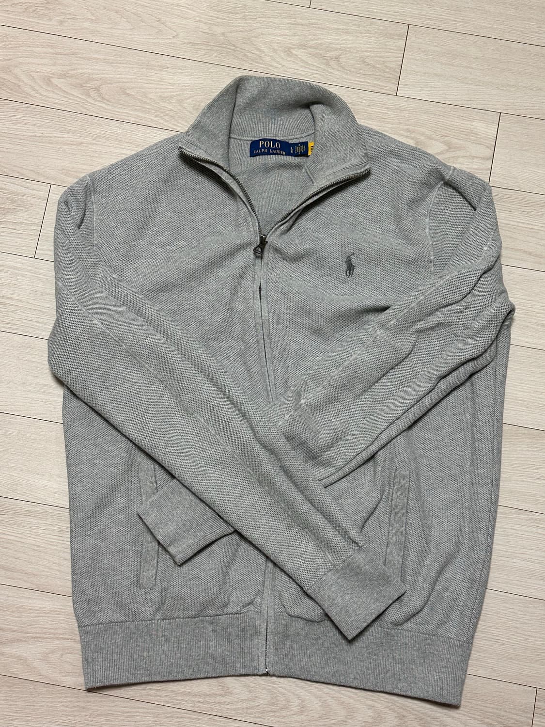 폴로 랄프로렌 남성 매쉬 니트 가디건 상품이미지1