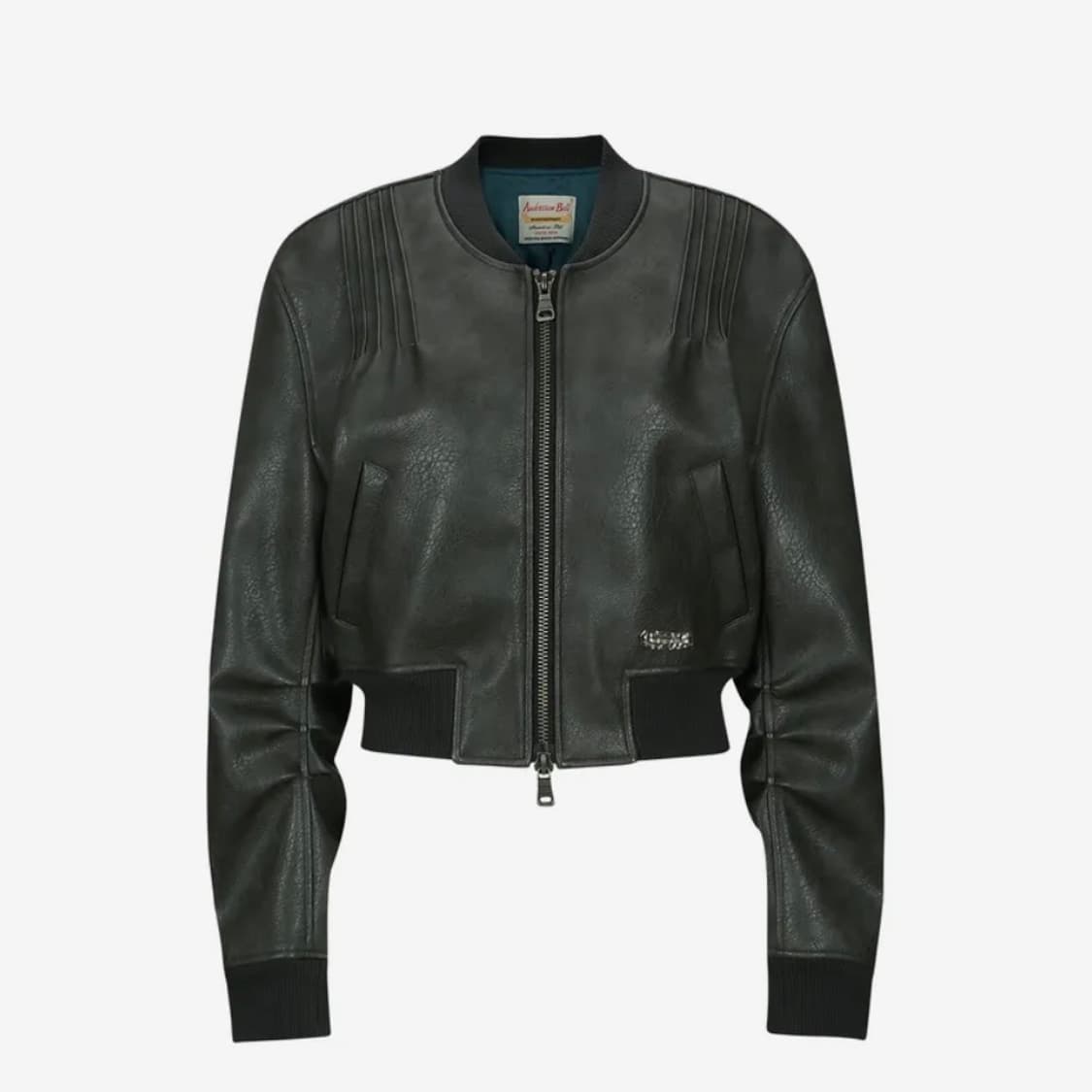 앤더슨벨 탄야 포 레더 핀턱 봄버 자켓 상품이미지1