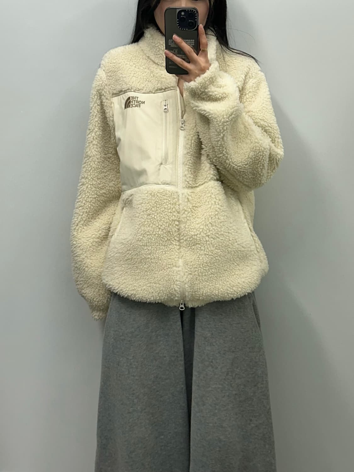 노스페이스 플레이 크림 화이트 쉐르파 자켓 상품이미지1