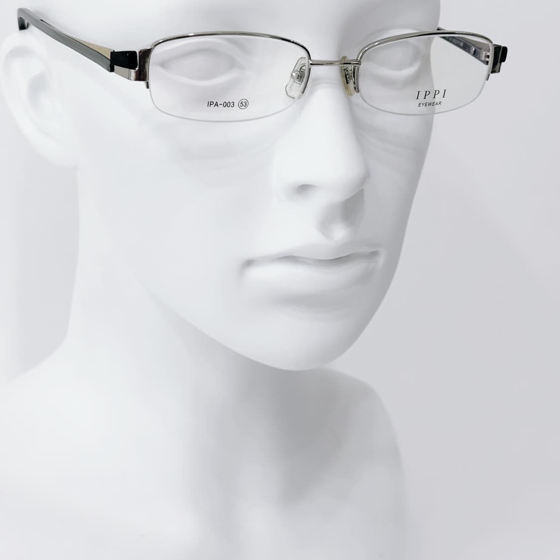 IPPI 실버 반무테 메탈 데드스탁 빈티지안경 상품이미지6