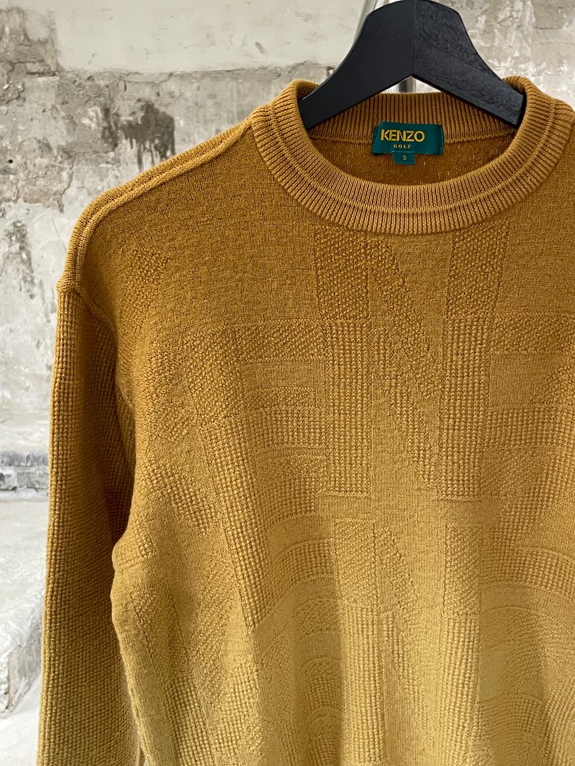 겐조 골프 골드 그라데이션 자카드 울 니트 상품이미지2
