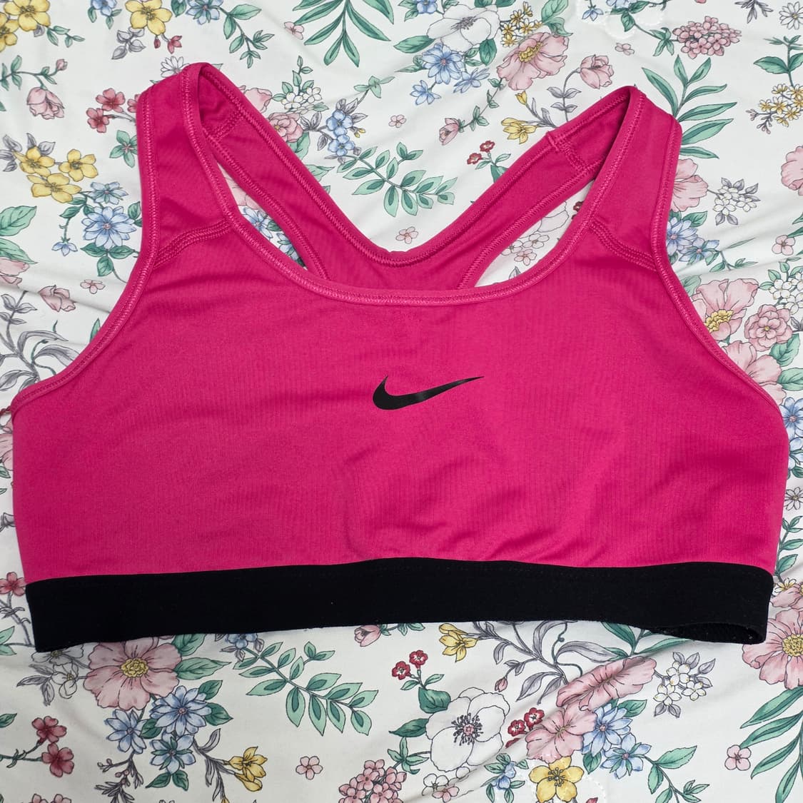 나이키 pro 빈티지 핫핑크 스포츠 브라탱크탑 상품이미지1