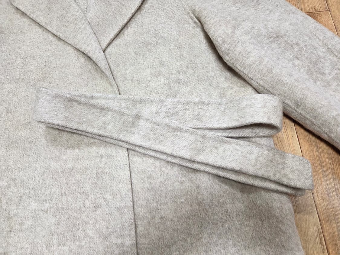 라비(RAVI) 핸드메이드 벨티드 울코트 프리사이즈 새상품 상품이미지4