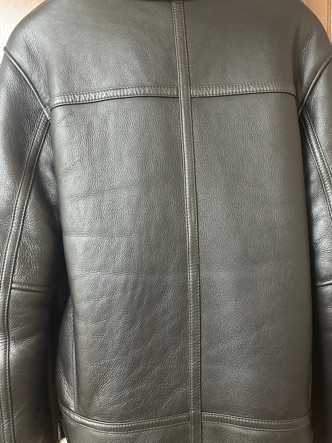 스페로네 리얼 B3 무스탕 자켓 맨 (브라운) M size 상품이미지4