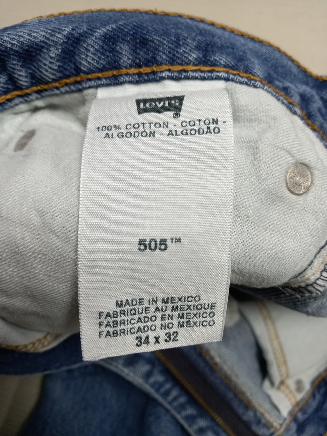 34 리바이스505 Mexico 워싱 일자진 34-598 상품이미지9