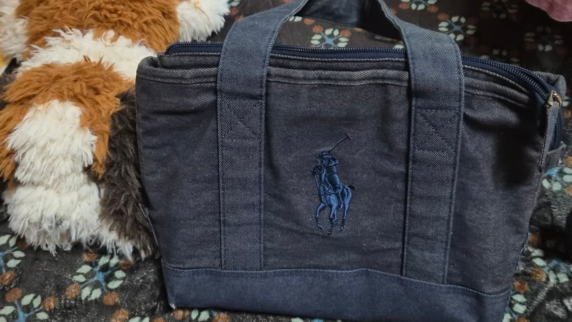 Polo 폴로 데님 미니 토트 백 | Polo Ralph Lauren 상품이미지2